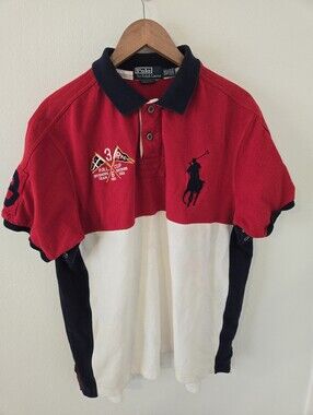 Polo Ralph Lauren USA Polo Rugby P.R.L. OFFSHORE TEAM Mens XXL USA United States